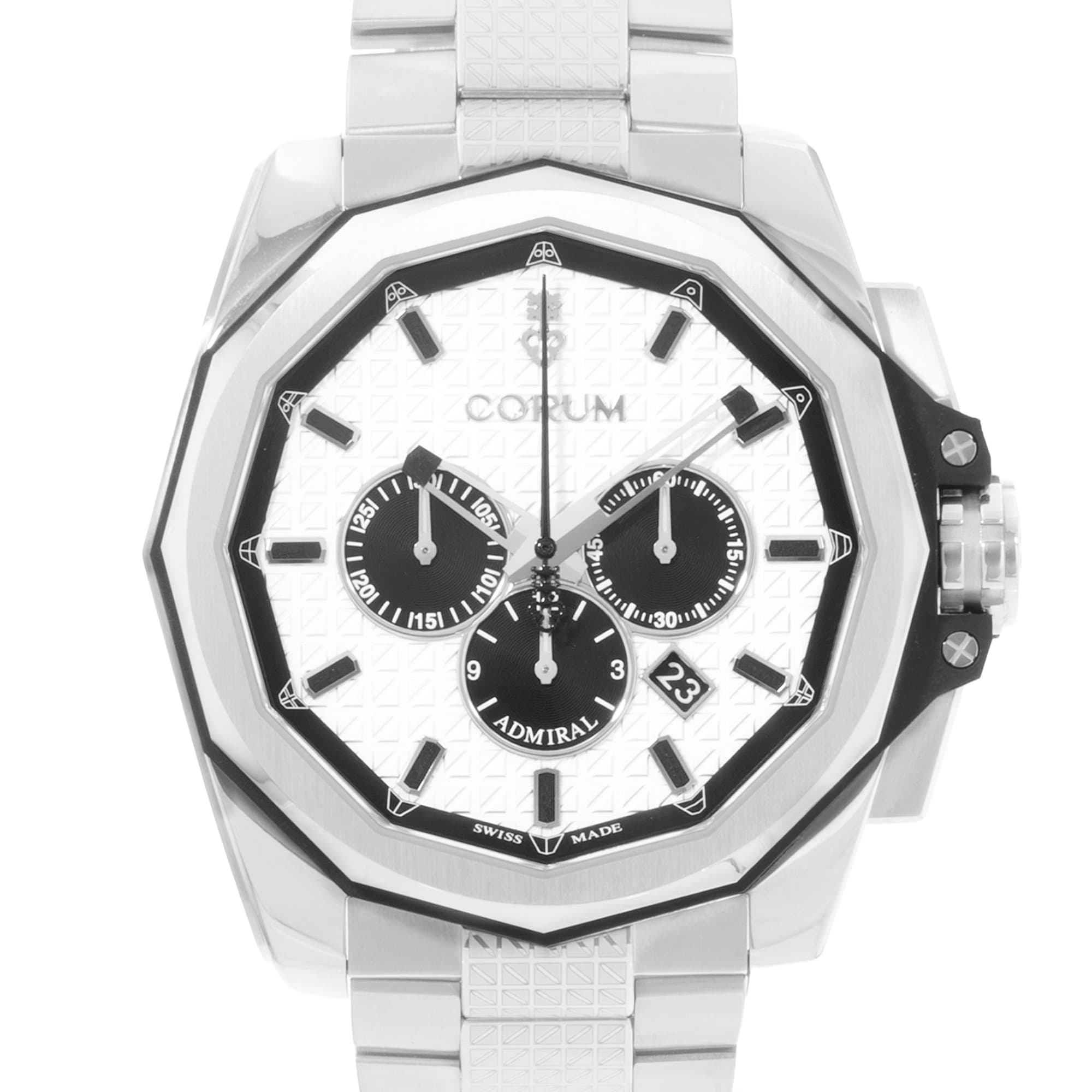 Corum Admiral AC-1 45 132.201.04/V29 AA01 45mm Titanium Mens Watch Box Card